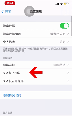 万安苹果14维修网分享如何给iPhone14的SIM卡设置密码 