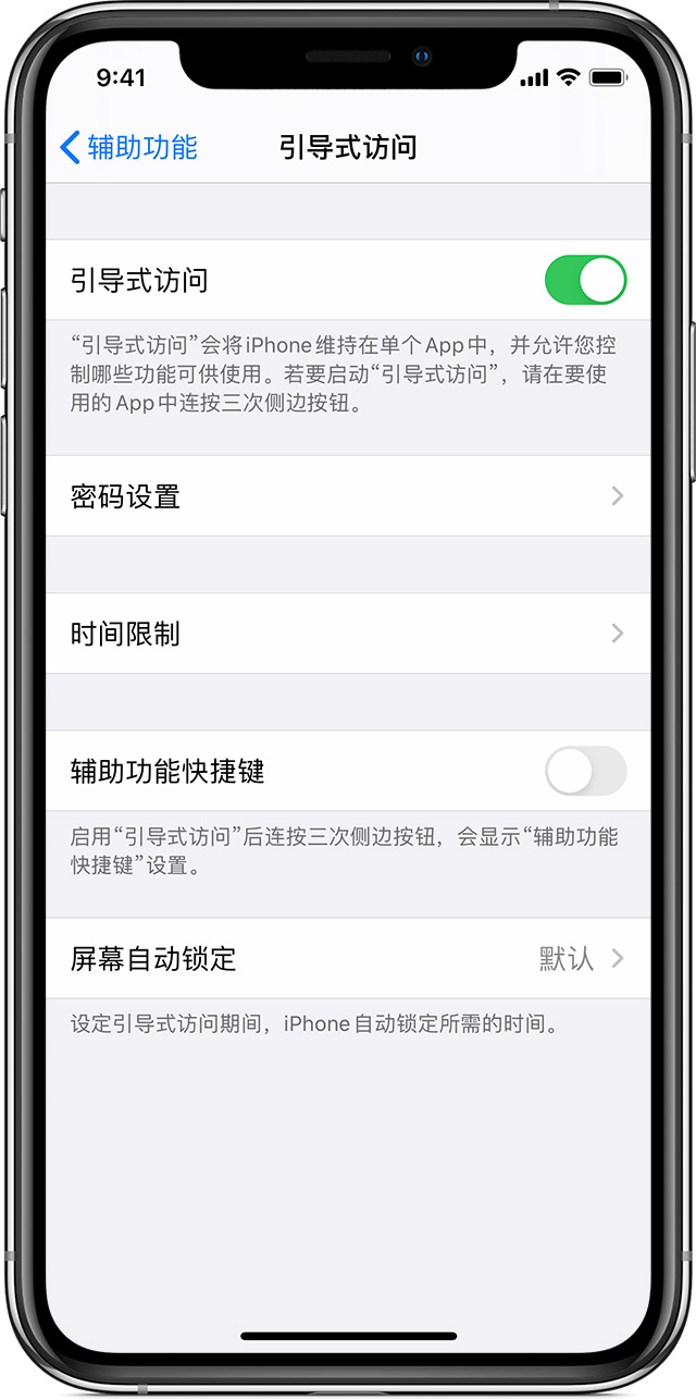 万安苹果手机维修分享如何在 iPhone 上退出引导式访问 